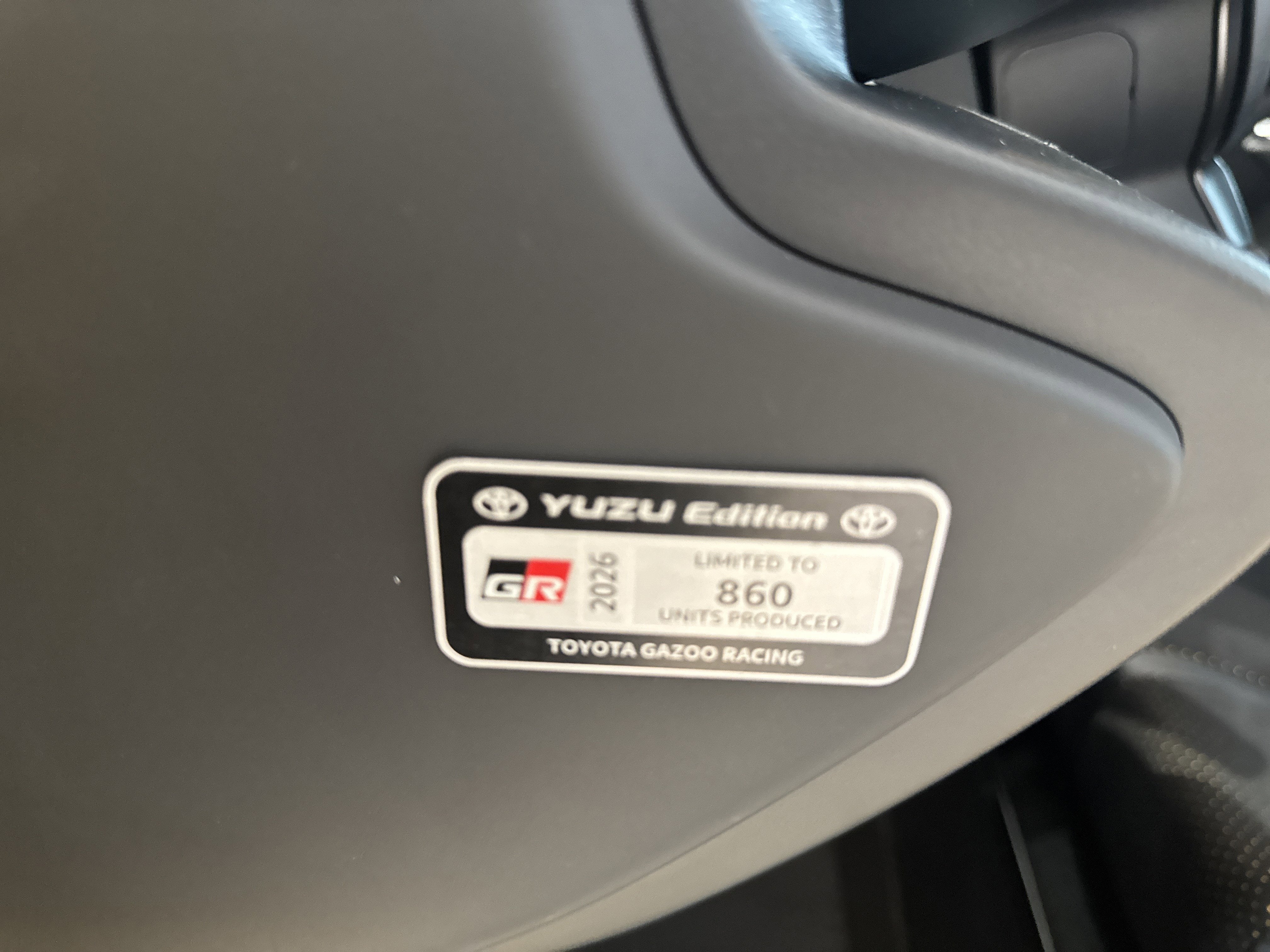 2026 Toyota GR86 GR86 Yuzu Edition